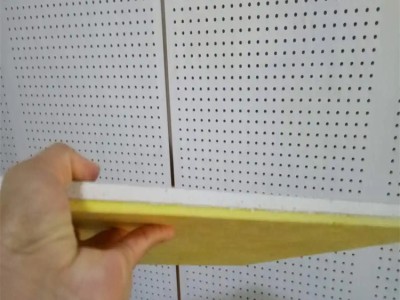 穿孔复合吸音板保温吊顶墙面硅酸钙机房好吸音板图2