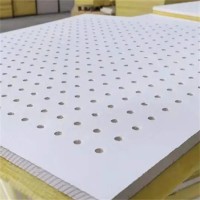穿孔复合吸音板设备方吊顶墙面降噪石膏板