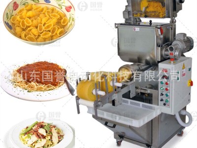 通心粉加工机器 意大利面生产线 全自动斜切通心粉设备图1