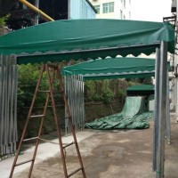 伸缩式遮阳棚折叠手摇伸缩雨棚遮阳蓬阳台电动帐篷户外篷