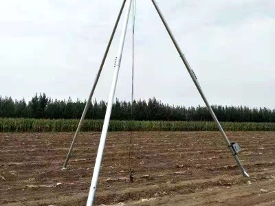 100x5加厚铝合金拔杆 人字立杆机