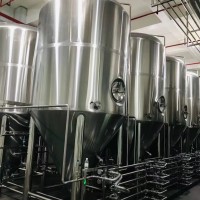 安徽精酿啤酒设备啤酒厂自动化10吨啤酒设备供应厂家