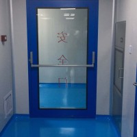 双层玻璃安全门搭配推杆锁优势解析