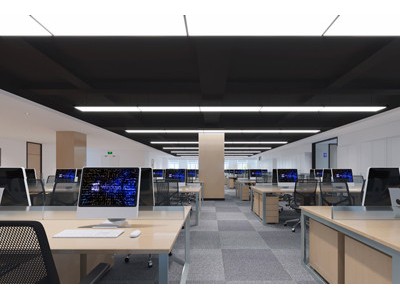 青岛开闭站效果图设计|机房中控室|电池间效果图制作