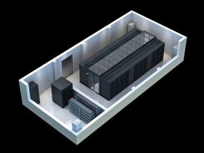 无锡机房俯视效果图设计|机房指挥中心效果图制作