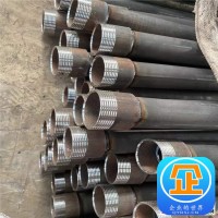 108*6钢花管 隧道用注浆管 桩基注浆钢管 钳压式声测管