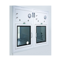 传递窗安装位置对洁净效果的影响