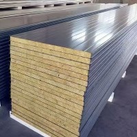 彩钢金属防火岩棉复合板生产批发