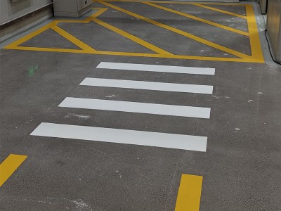 苏州出口、入口人行通道斑马线施工图2