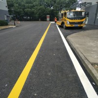 苏州厂区道路画黄线、工厂车道白线、热熔划线