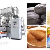 五谷杂粮膨化营养粉生产线 黑芝麻糊营养米粉机械设备